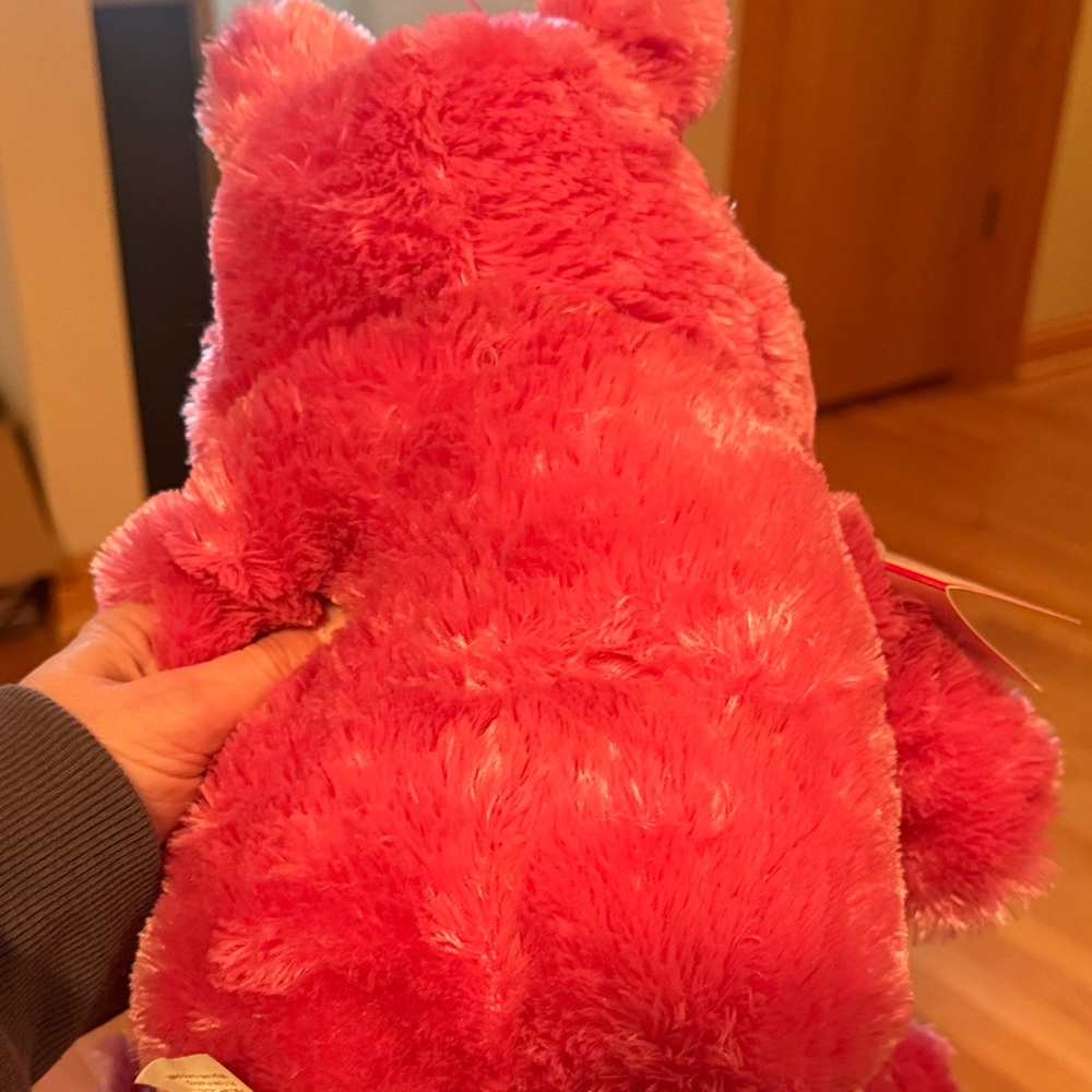 Hallmark Fuzzy Pink talking Hippo Plush - Picture 6 of 7